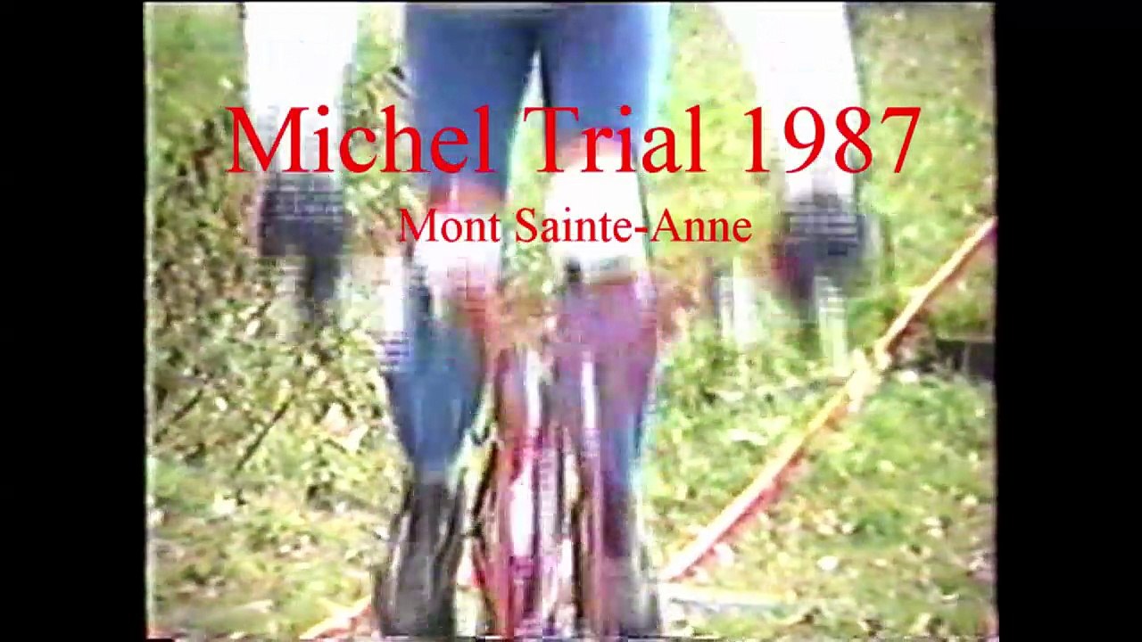 Michel vélo trial 1987