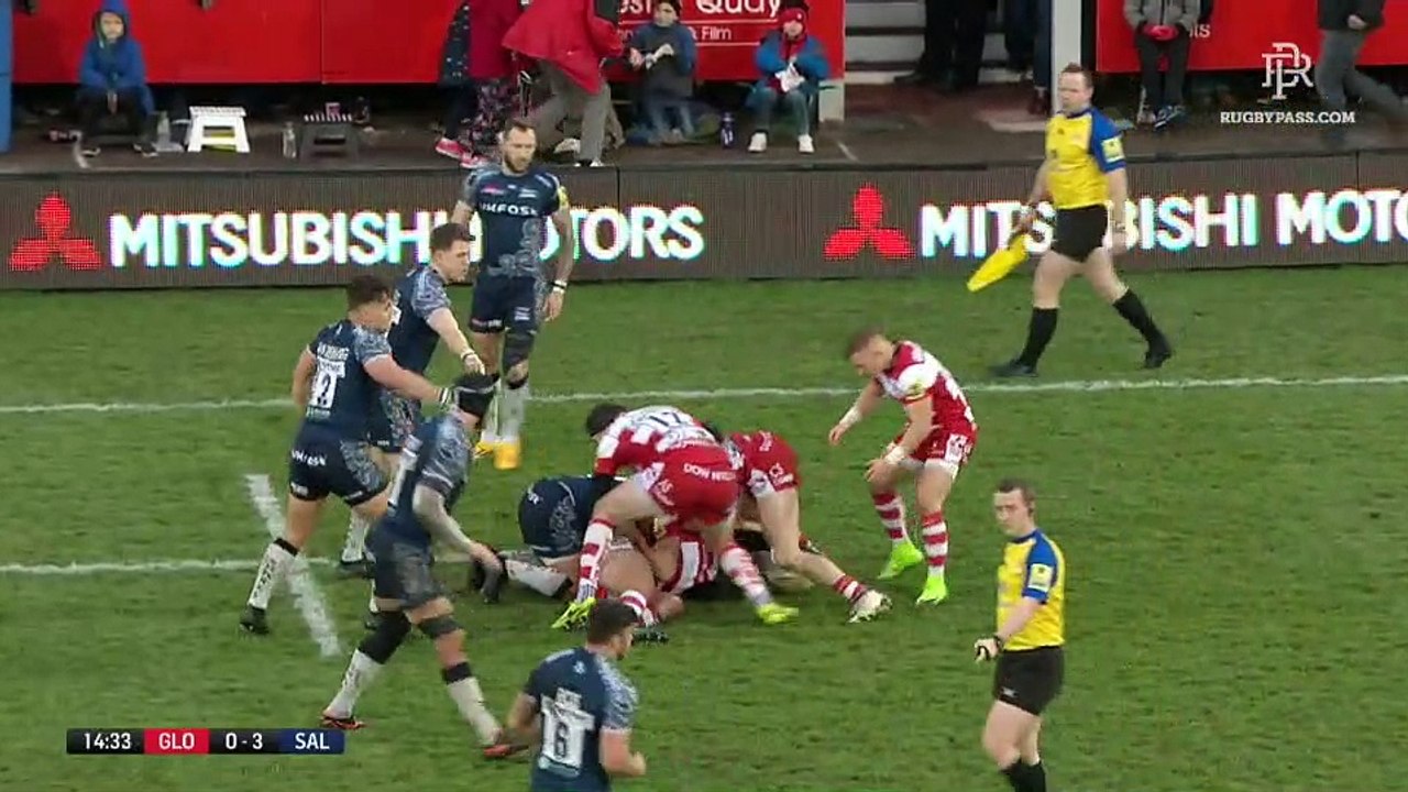 Gloucester v Sale Sharks - 1H - RD 12 - Aviva Premiership 2018