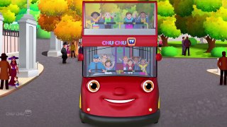 Wheels On The Bus Go Round And Round Song _ London City  _ Po