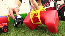 SMELLY TOY TRUCKS JUMP! - Toy Trucks stories for kids! Videos for kids - Blaze Toy Construction Si