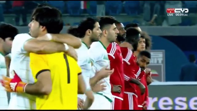 دموع وجنون فارس عوض على ركلات ترجيح الامارات والعراق 4 2 نصف نهائي خليجى 23 HD