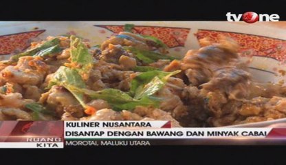 Kuliner Khas Maluku Utara Gohu Ikan, Sashimi Indonesia