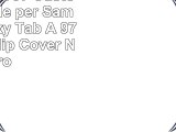 igadgitz U3797 Custodia PU Pelle per Samsung Galaxy Tab A 97 SMT550 Flip Cover  Nero
