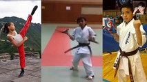 Jaden Smith VS Natsumi Yamashita - Karate kids