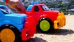 BEACH JEEPS! - Toy Trucks Seaside Stories for Children - Toy Cars Videos fo