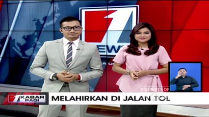 Seorang Ibu Melahirkan Bayi di Tengah Padatnya Tol Jakarta-Cikampek