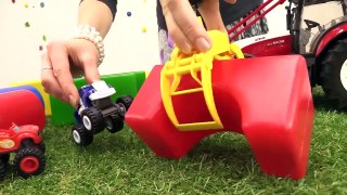 SMELLY TOY TRUCKS JUMP! - Toy Trucks stories for kids! Videos for kids
