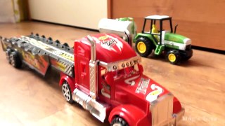 Car Trailer Transporting Toys from one place to another _ Video fo