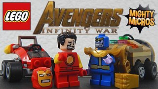 Lego Iron Man y Thanos: armando Mighty Micros de Marvel
