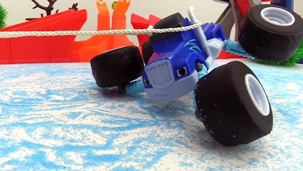 ICE CRASH! - Monster Trucks Toy Trucks videos for kids - Toy cars