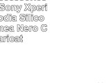 Yousave Accessories Cover Per Sony Xperia Z1 Custodia Silicone Gel XLinea Nero Con
