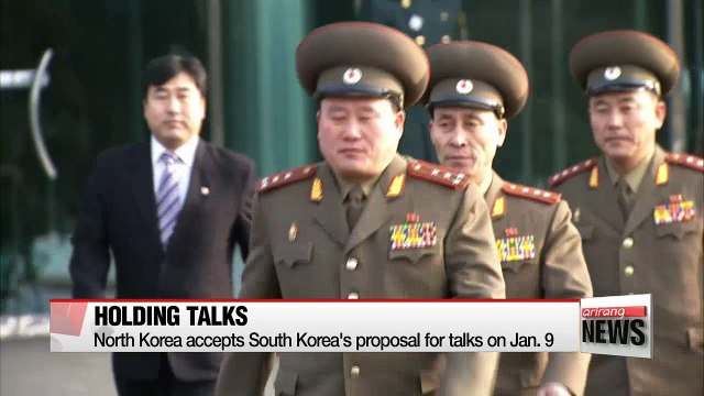 North Korea accepts South Korea's proposal for talks on Jan. 9