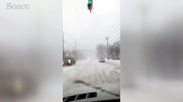 ABD kar fırtınası altında