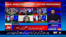 Big Tussle between Hamza Ali Abbasi & PMLN's JAN Achakzai when He asked for proof from Nawaz Sharif