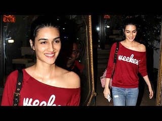 Kriti Sanon Snapped Post A Salon Session