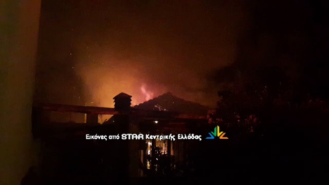 Νέο video από το σπίτι που παραδόθηκε στις φλόγες στη Λαμία