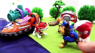 HEDGEHOGS FIRE! Paw Patrol Stories - Toy trucks videos for kids. Children's toy car videos-kDd9tzBIz