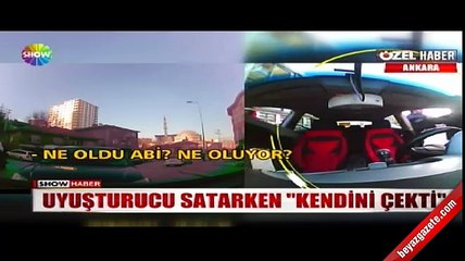 Uyuşturucu satıcısının kamera düzeneği şaşırttı