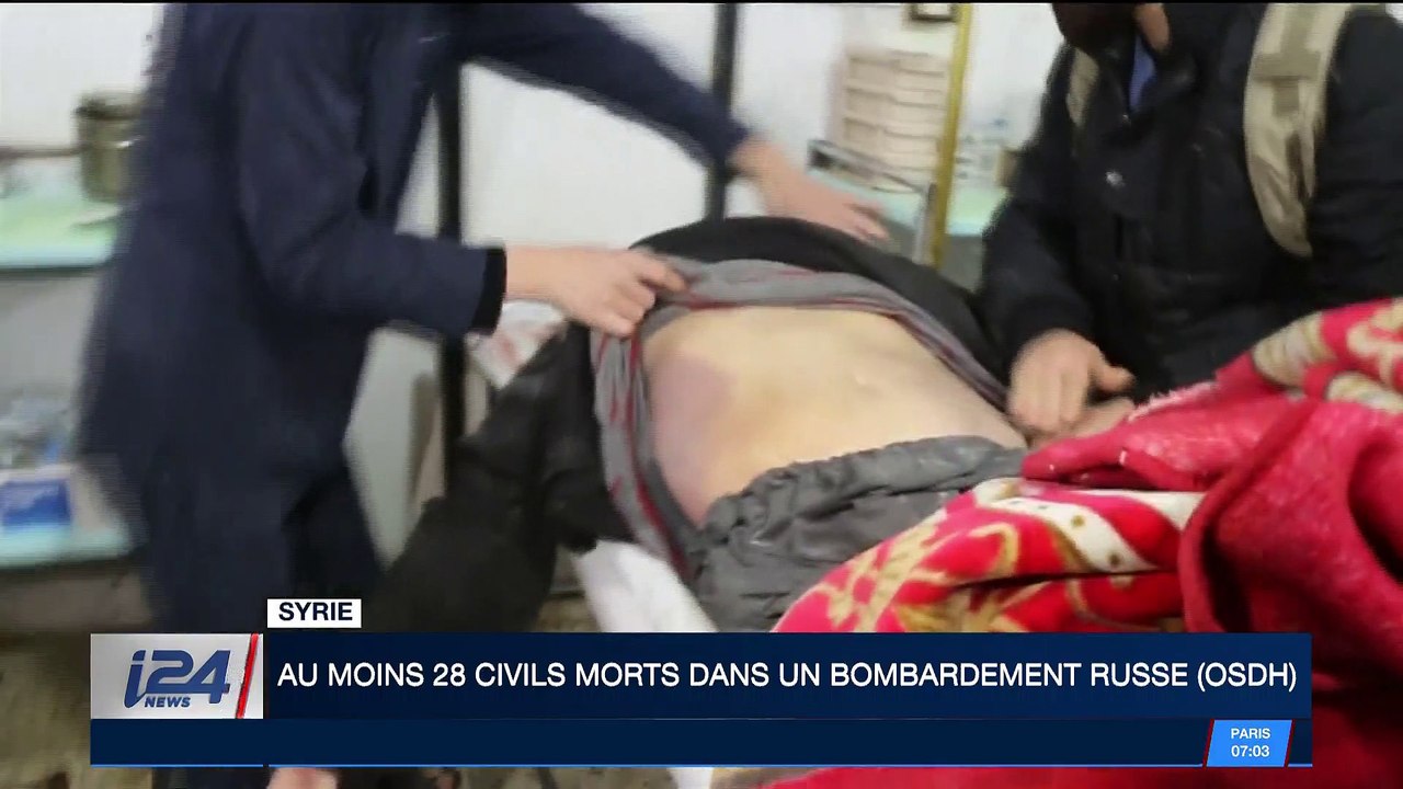 Syrie : au moins 28 civils tués dans des raids aériens près de Damas