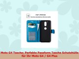 Moto G4 Hülle Moto G4 Plus Lederhülle CXTcase Leder Wallet Tasche Flip Brieftasche Handy