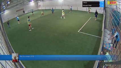 But de romain  (5-5) - CACC Vs Groupe Vinet - 04/01/18 19:00 - LIGUE 4 - Poitiers Game Parc
