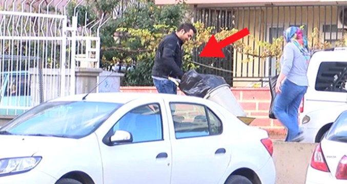 Milli Piyango Talihlisi, Bugün Yine İşe Gitti, Çöp Dökerken Görüntülendi