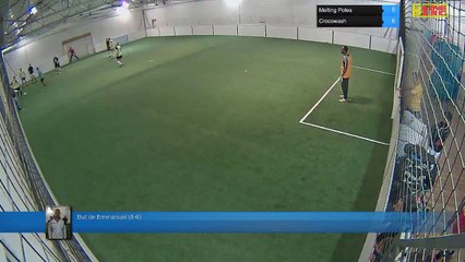 But de Emmanuel (8-6) - Melting Potes Vs Crocowash - 04/01/18 20:00 - LIGUE 4 - Poitiers Game Parc