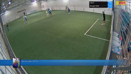 But de Julien (10-11) - CACC Vs Groupe Vinet - 04/01/18 19:00 - LIGUE 4 - Poitiers Game Parc