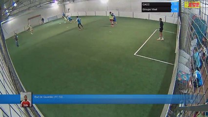 But de Guardio (11-14) - CACC Vs Groupe Vinet - 04/01/18 19:00 - LIGUE 4 - Poitiers Game Parc