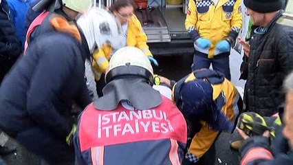 Sarıyer’de sıkışmalı kazada can pazarı yaşandı