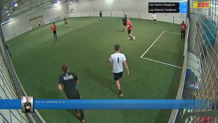But de sebastien (0-3) - Les Tontons flingueurs Vs Les Maisons Traditions - 04/01/18 21:00 - LIGUE 3