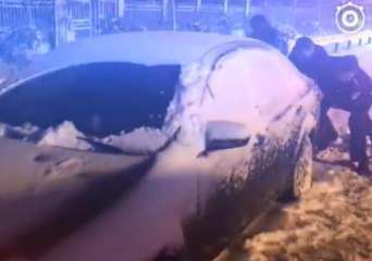 Snow Storm Hits Eastern Chinese Provinces