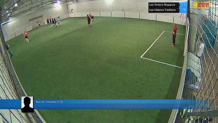 But de Thomas (1-5) - Les Tontons flingueurs Vs Les Maisons Traditions - 04/01/18 21:00 - LIGUE 3