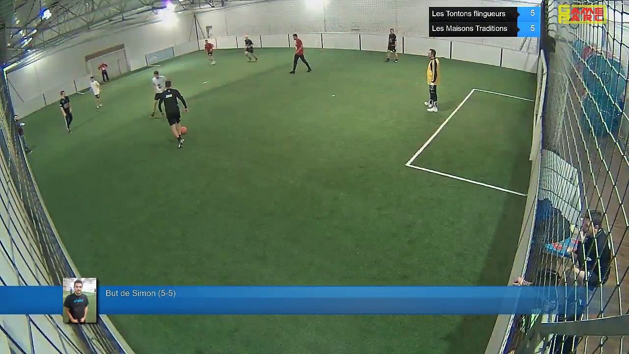 But de Simon (5-5) - Les Tontons flingueurs Vs Les Maisons Traditions - 04/01/18 21:00 - LIGUE 3
