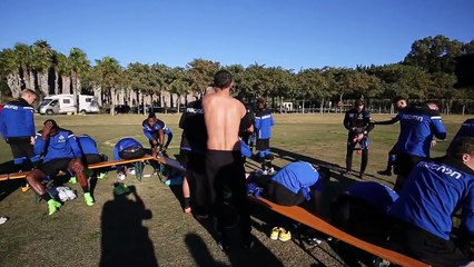 Premier jour de stage du FC Bruges à San Roque