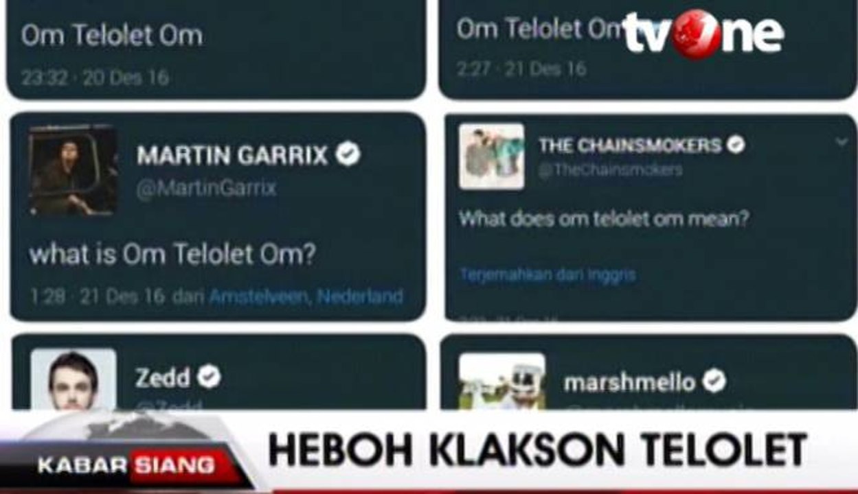 Om Telolet Om Merambah Dunia Internasional