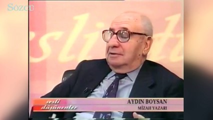 Aydın Boysan'ın Aziz Nesin anısı