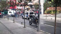 Beşiktaş Belediyesi önünde polis güvenlik önlemleri aldı - İSTANBUL