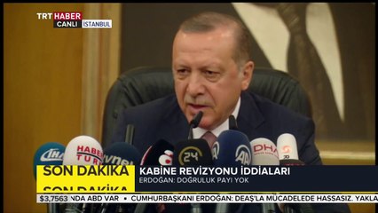 Cumhurbaşkanı Erdoğan: Demek ki burada bir su kaçağı var