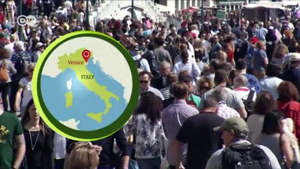 Venice's battle against colossal cruise ships | DW English