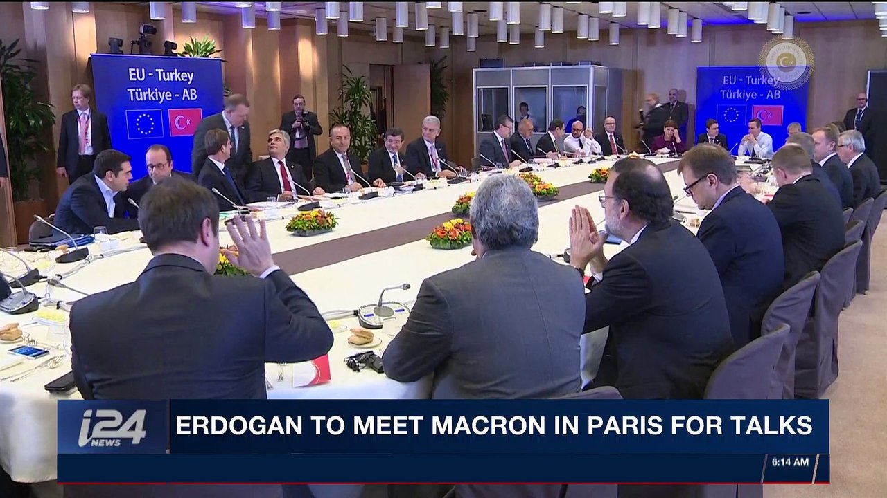 i24NEWS DESK | Erdogan to meet Macron in Paris for talks | Friday, January 5th 2018