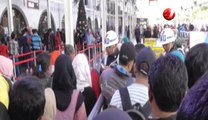 Libur Natal dan Tahun Baru, Stasiun Pasar Senen Penuh