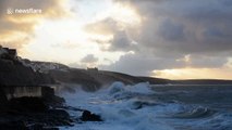 National Trust closes coastal footpath on Cornish coast