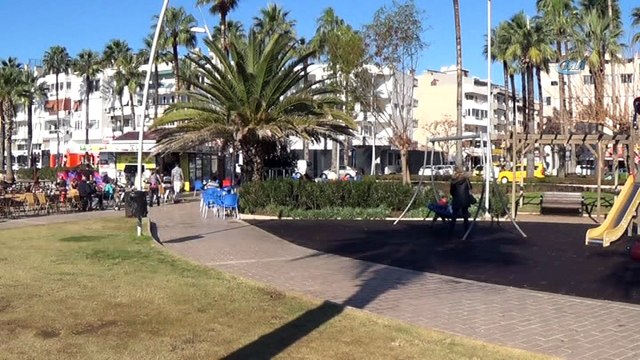 Marmaris güzel havanın tadını çıkardı