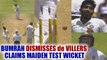 India vs SA 1st test: Jasprit Bumrah claims maiden test wicket, dimisses AB de Villers | Oneindia