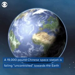 19,000-pound space station falling towards Earth