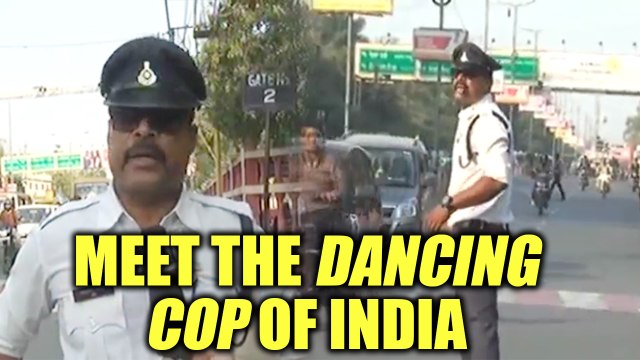Dancing cop of India who manages traffic like Micheal Jackson, Watch Video | Oneindia News