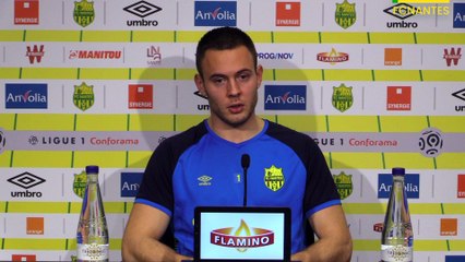 Maxime Dupé avant USM Senlis - FC Nantes