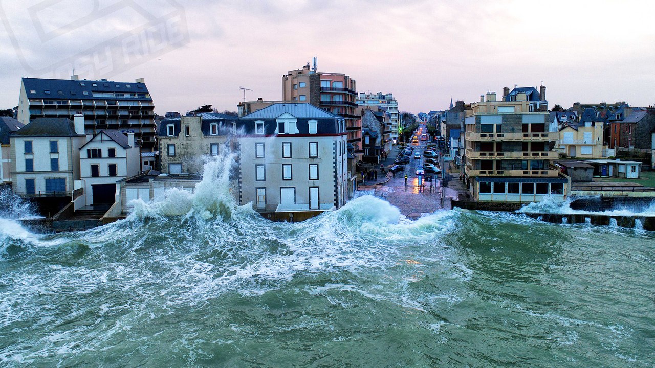 Tempête Eleanor filmée en drone- Easy Ride opérateur drone