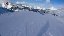 Snowboarding in Zillertal, Austria